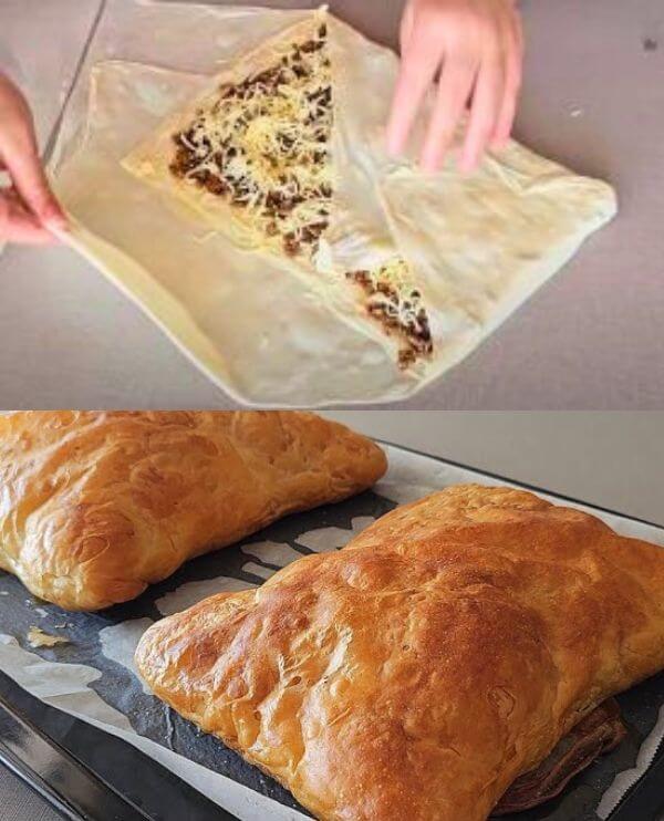 Preparación de Empanada Rusa