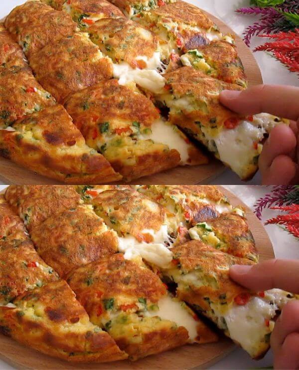 Tortilla de Patatas y Queso Galbanino