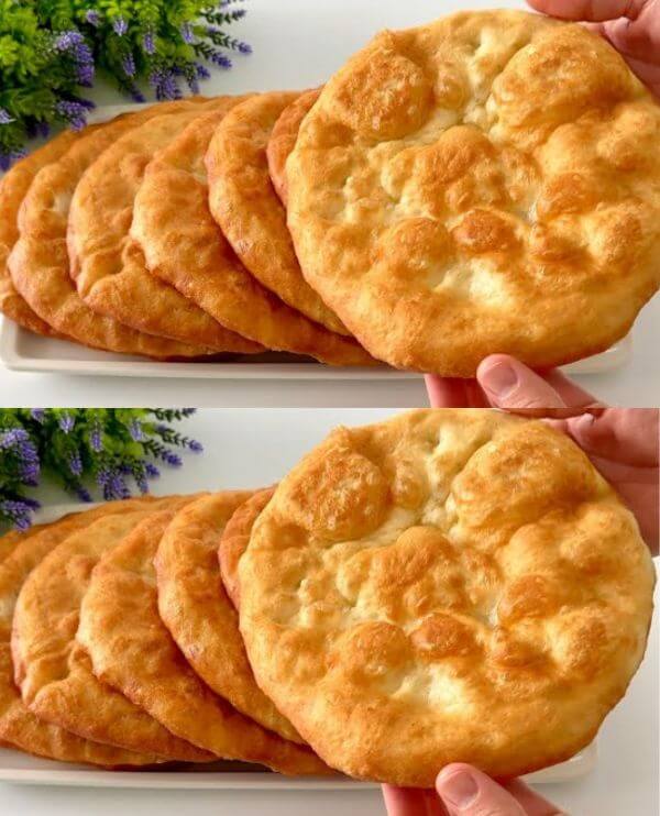 Todos Pueden Hacer Esta Receta Fácilmente si tienen Harina, Agua y Sal en Casa