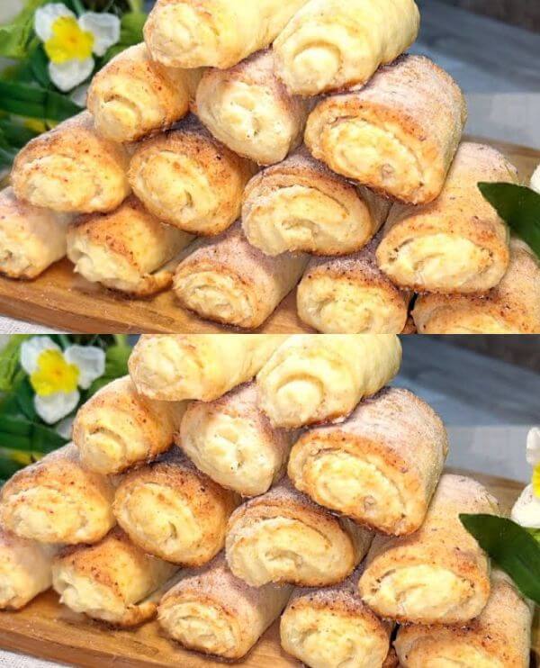 Una receta fácil de galletas de requesón con Relleno