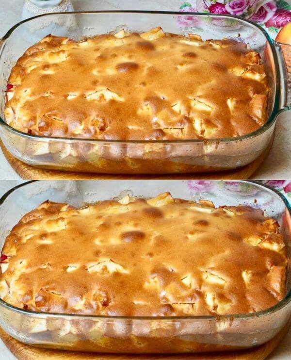 Una tarta de manzana que se deshace en la boca