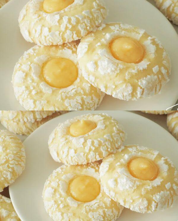 Receta de galletas suaves de cuajada de limón