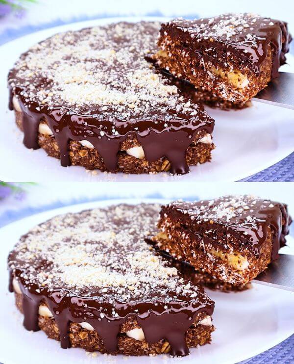 Tome avena, cacao y plátanos, haga un postre maravilloso sin azúcar y sin leche