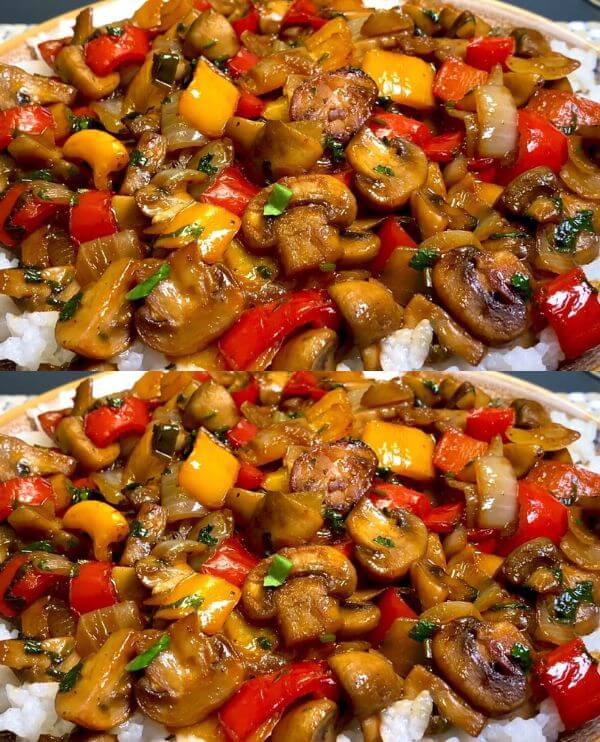 Deliciosos Champiñones con Verduras: Una Alternativa Sana y Sabrosa