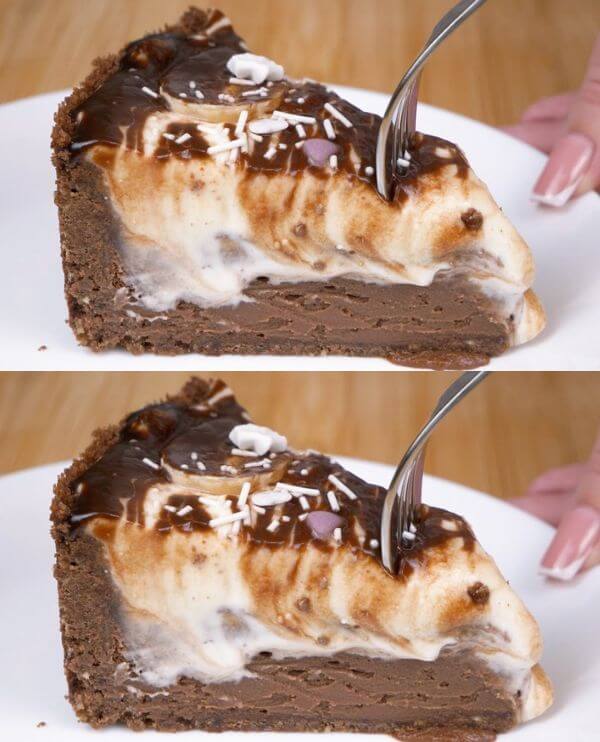 Tarta de Plátano Sin Harina