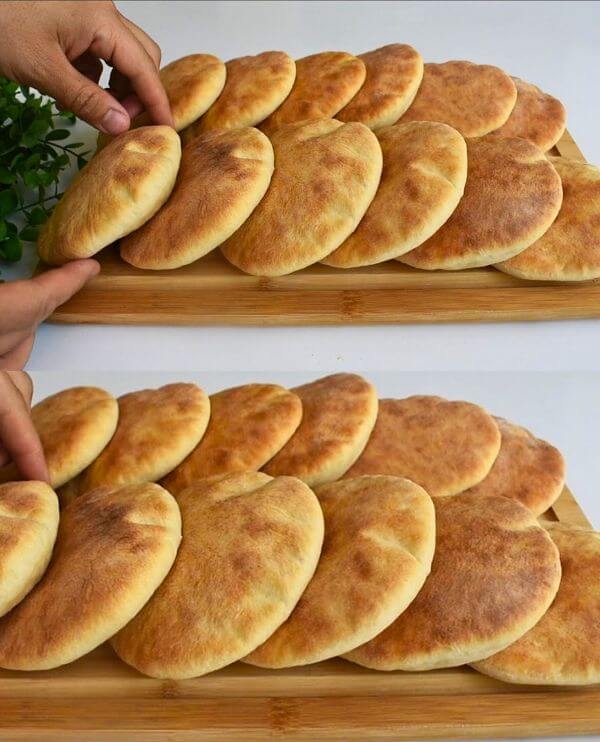Pan horneado en 6 minutos