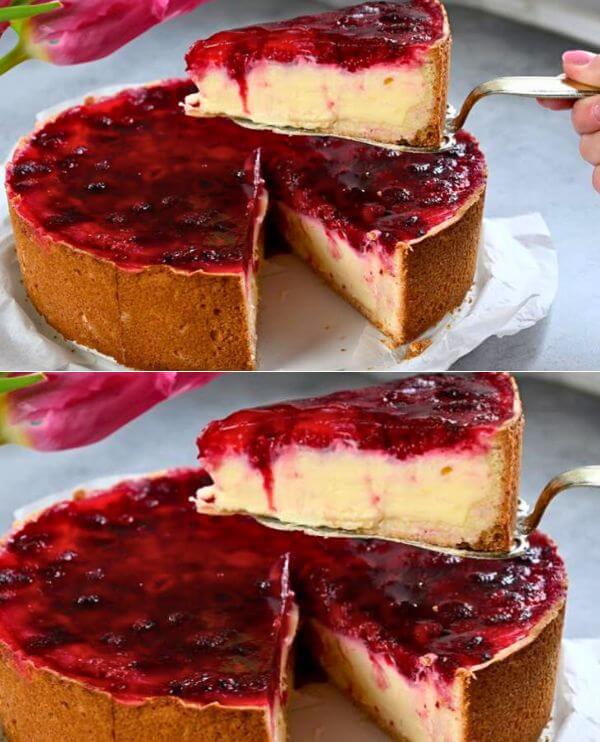 Una Receta Antigua para un Pastel de Frambuesa Olvidado