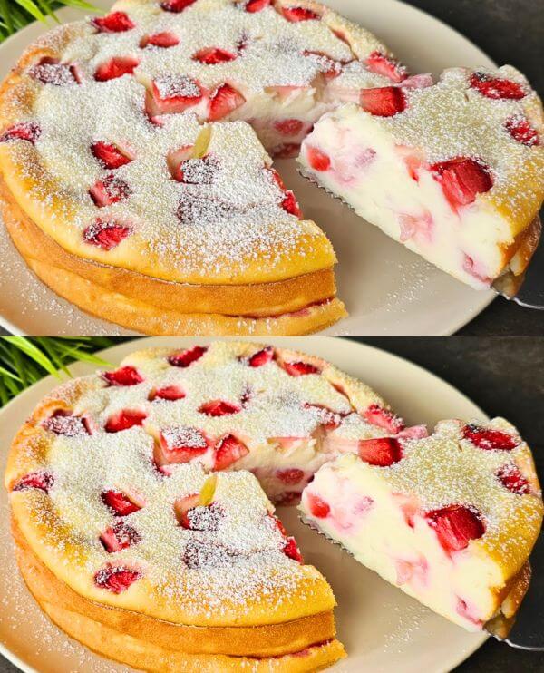 Nunca antes había probado una tarta de fresas