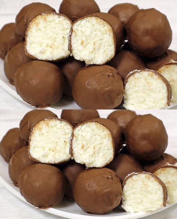 Bolitas de Coco y Chocolate
