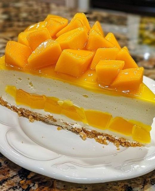 Pastel de Queso con Mango y Tango