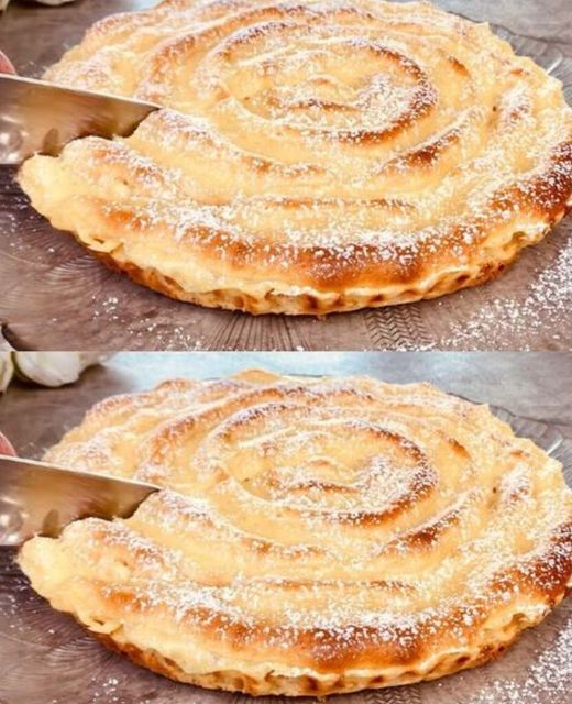 Tarta de Manzana Fácil con Crema