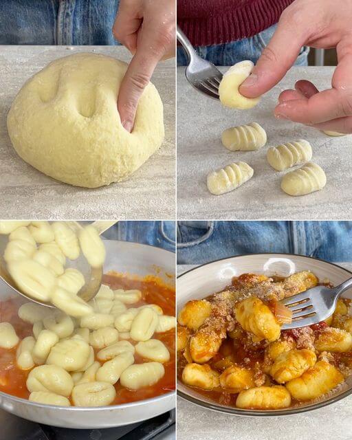 Ñoquis de patata rápidos