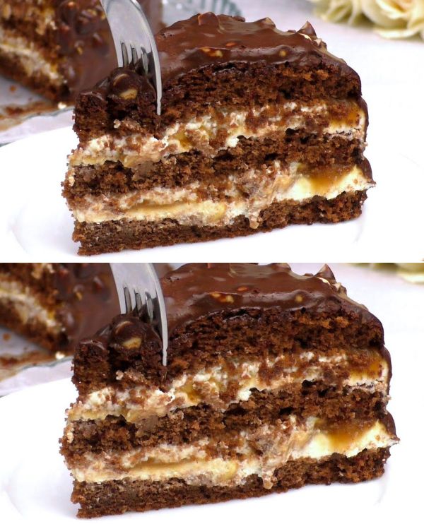 Tarta de Snickers que se deshace en la boca