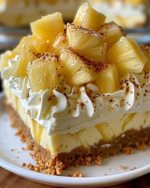 Receta de Tarta de Queso con Piña