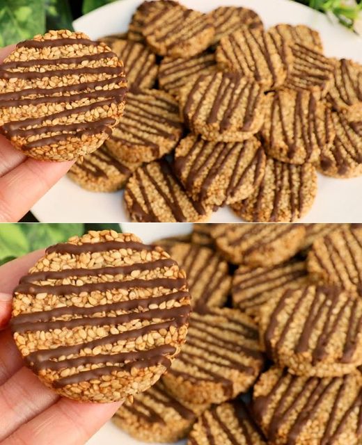 Galletas Crujientes de Plátano y Sésamo