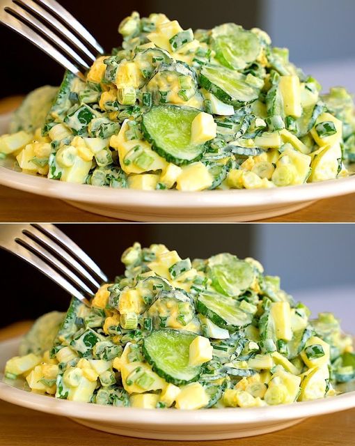 Ensalada de Pepino que Quema Grasa del Vientre