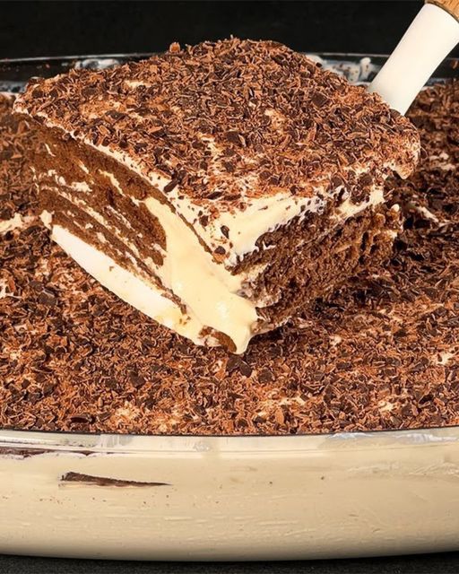 Bizcocho de Café y Chocolate Sin Horno