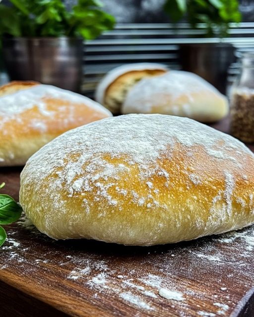 pan italiano sin amasar