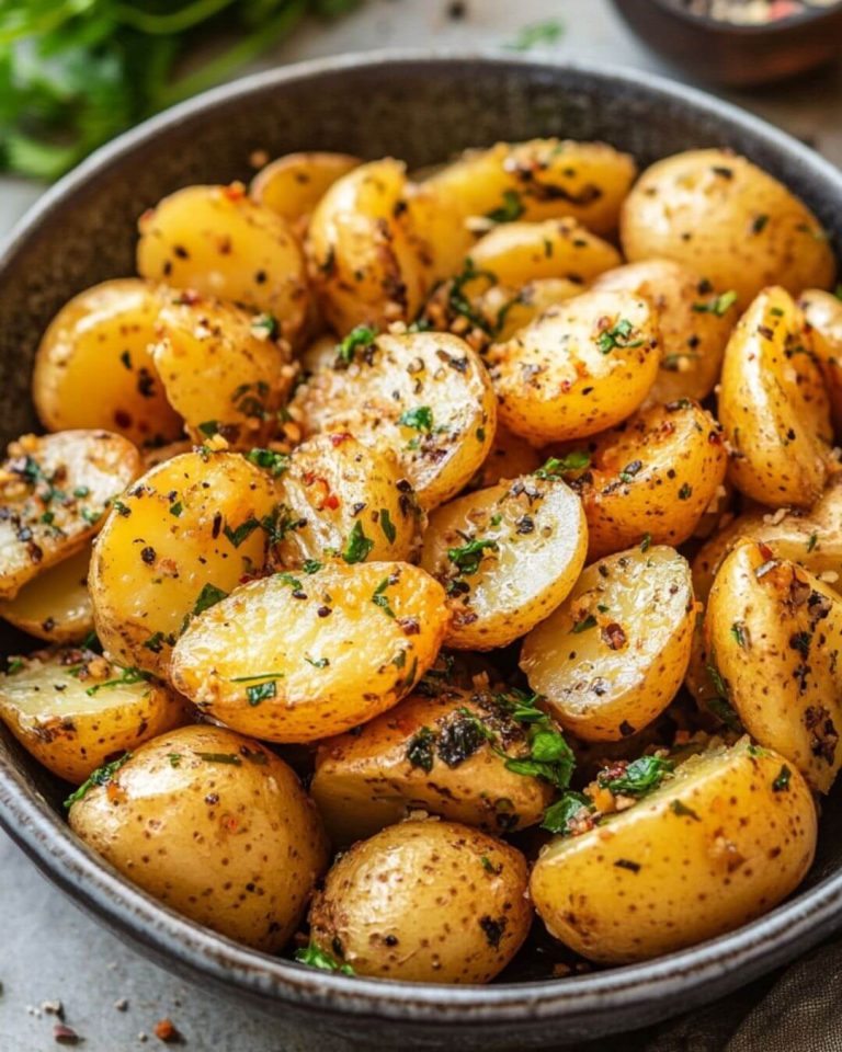 patatas asadas con ajo y hierbas