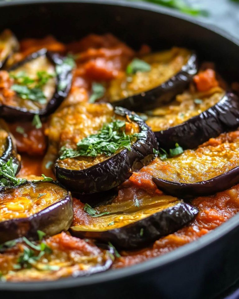 berenjenas estofadas en salsa de tomate