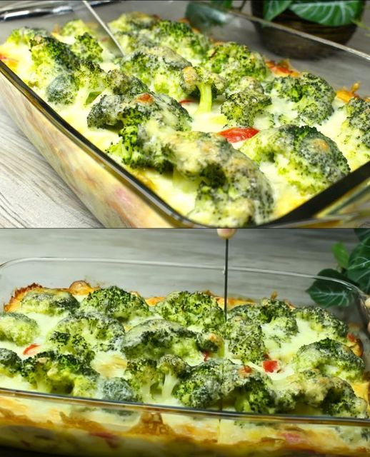 Gratinado de Brócoli y Verduras: