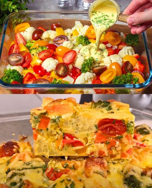 Gratinado de Brócoli y Coliflor
