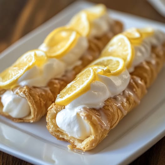 Cannoli de Pastel de Merengue de Limón