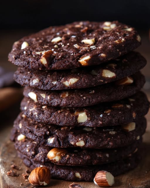 Galletas de Chocolate Negro, Naranja y Avellanas: Una Delicia Sin Gluten