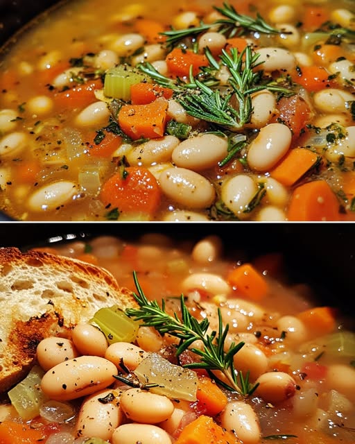 Sopa de Frijoles Toscanos: La Auténtica Ribollita Italiana
