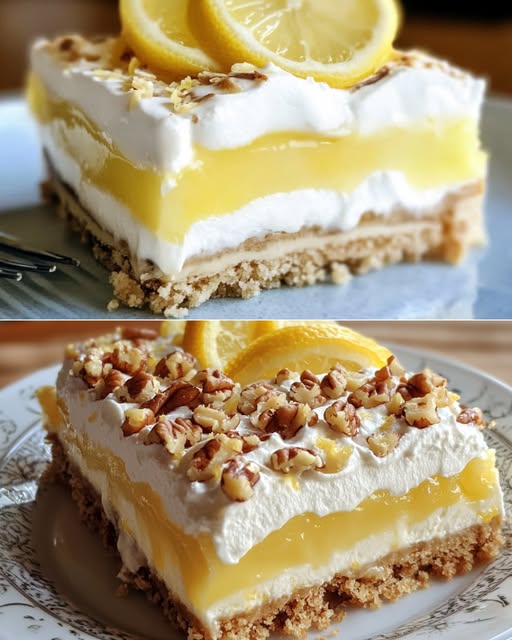 Delicia de Limón en Capas: Un Postre Celestial