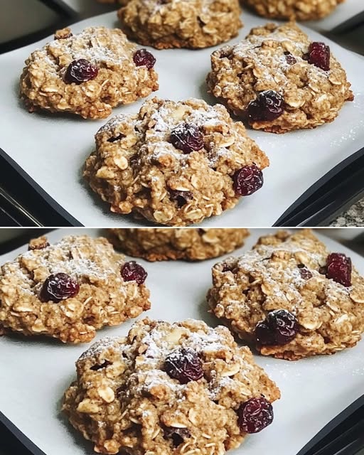 Galletas Saludables de Avena y Fruta