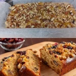 Barra de plátano, manzana y avena fresca y saludable