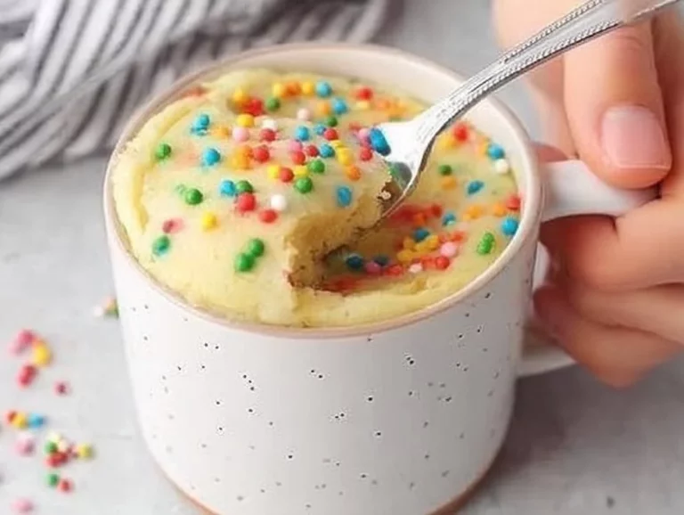 Bizcocho de Vainilla esponjoso preparado en microondas