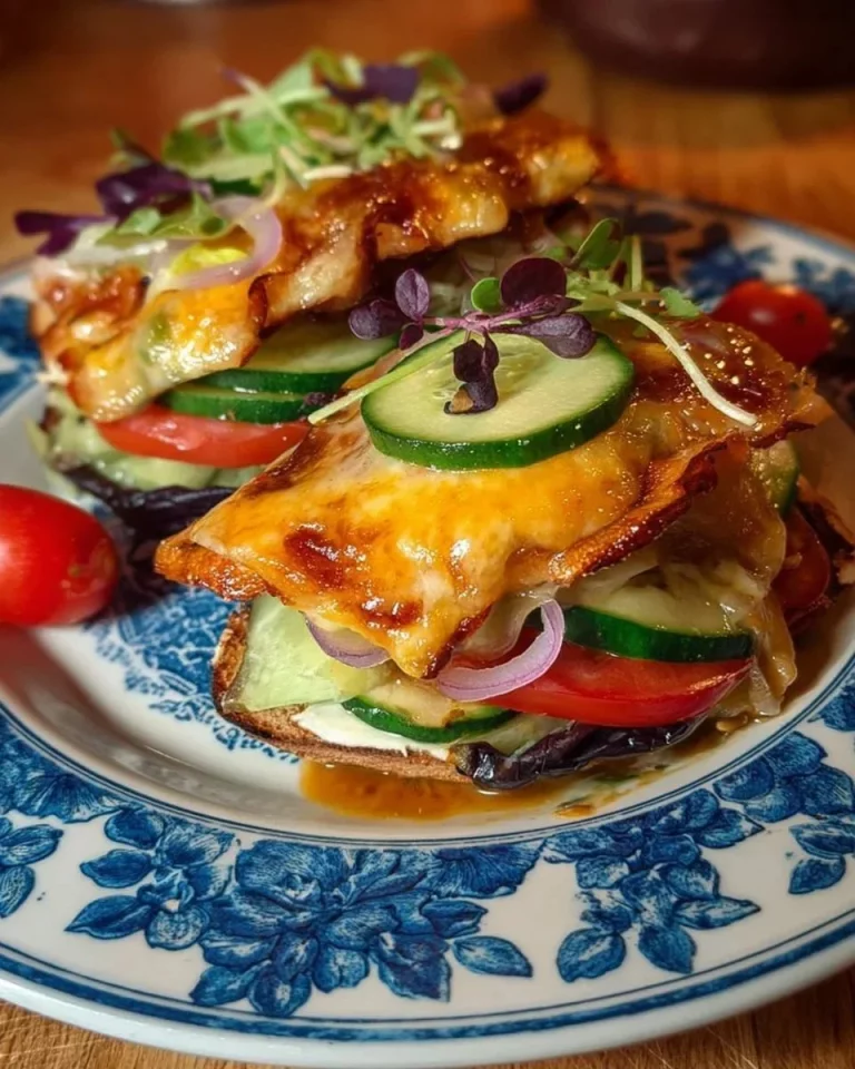 Buñuelos de calabacín rellenos de pollo crujientes y sabrosos