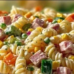 Deliciosa ensalada fría con vegetales frescos y aderezos variados