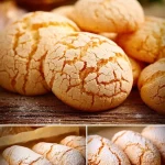 Deliciosas galletas Crackle y Ladyfinger en un plato