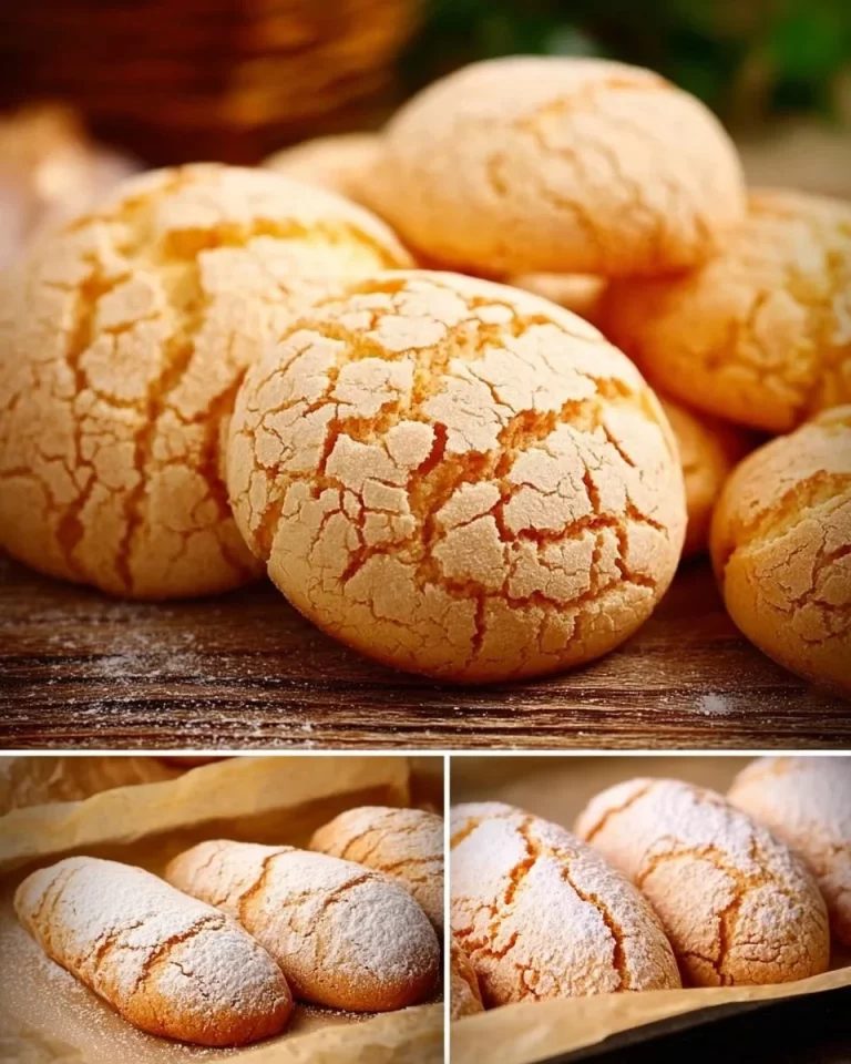Deliciosas galletas Crackle y Ladyfinger en un plato