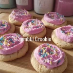 Galletas Crumbl con variedad de sabores frescos y decorativas presentaciones.