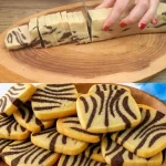 Galletas de chocolate recién horneadas con chips de chocolate