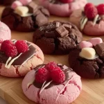 Galletas de ganache decoradas para San Valentín