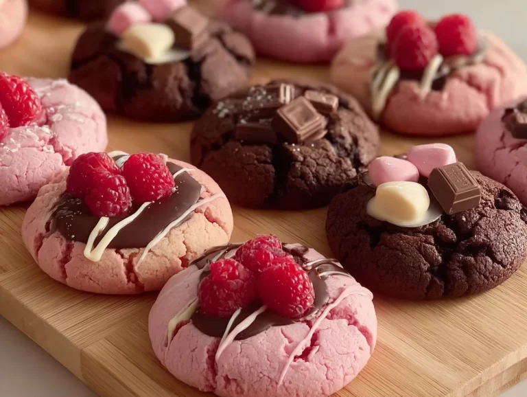 Galletas de ganache decoradas para San Valentín