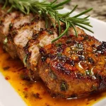 Lomo de Cerdo jugoso y delicioso preparado con especias