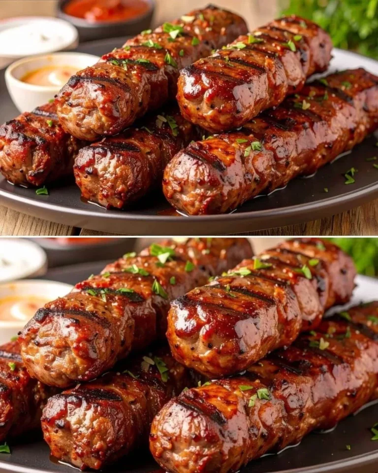 Kebab de Kofta Egipcios preparados con especias y carne de cordero
