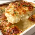 Papas al horno con ajo gratinadas, una receta deliciosa y fácil de preparar.