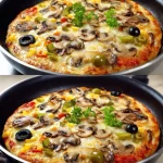 Pizza fácil en la estufa, receta rápida y deliciosa.