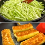 Rollitos de col rellenos de queso, un platillo delicioso y saludable.