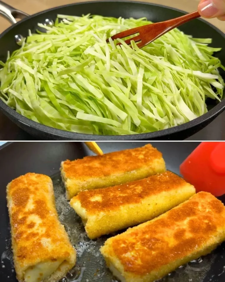 Rollitos de col rellenos de queso, un platillo delicioso y saludable.