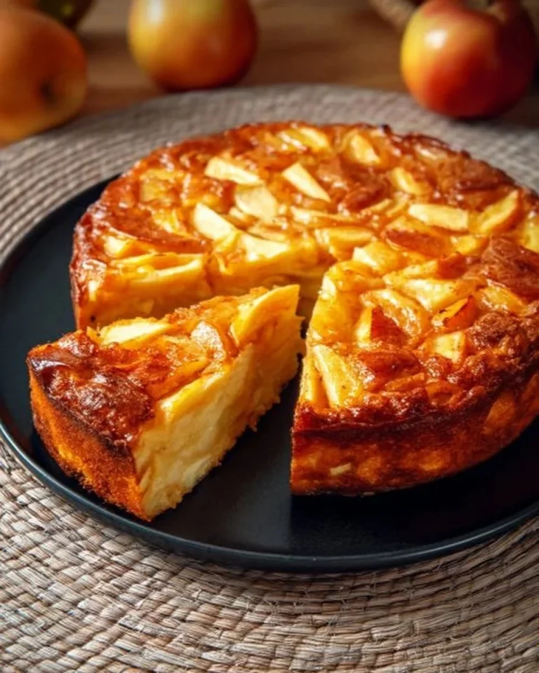 Deliciosa Tarta de Manzana recién horneada, ideal para postres.