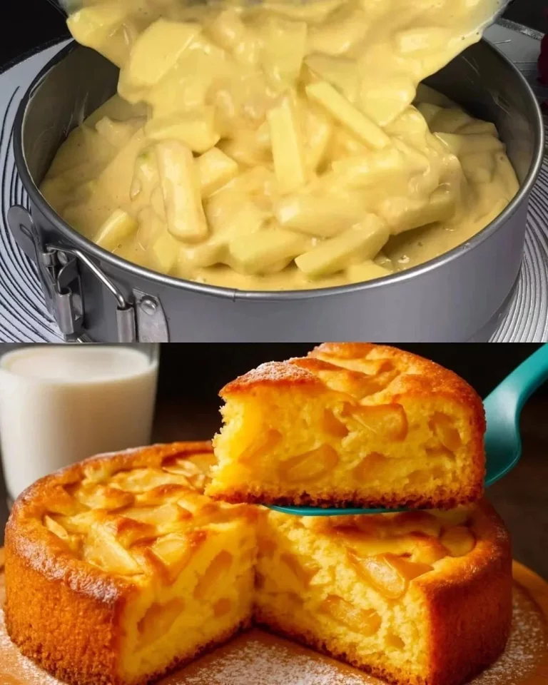 Deliciosa tarta de manzana recién horneada con manzanas frescas