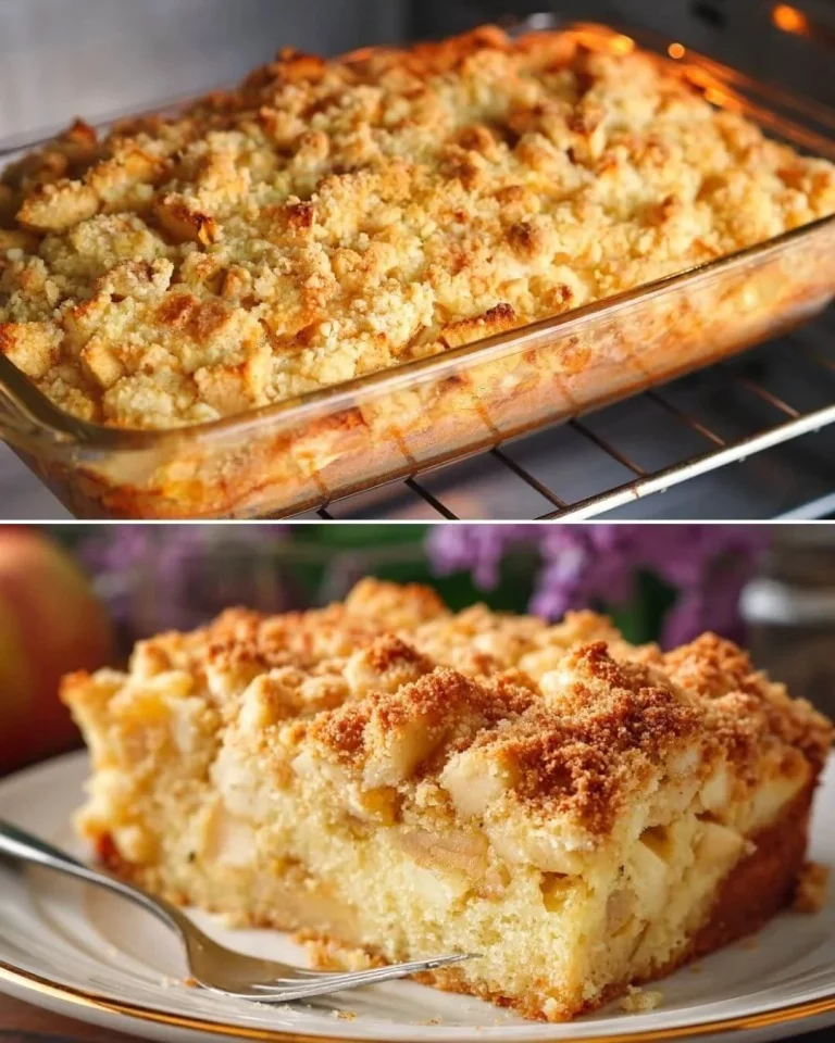 Tarta de Manzana Casera recién horneada con manzanas frescas y canela.